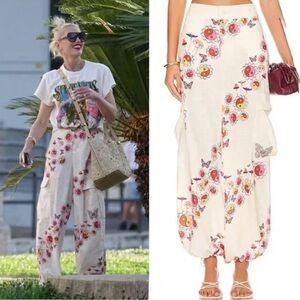 Agua Bendita x REVOLVE Alice Pants in Bohemian White Floral XS